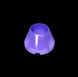 GDS-M280 - Cone 4 x 4 x 2 Hollow No Studs
