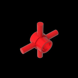 GDS-90506- Technic Axle Connector Hub with 4 Bars at 90 Degrees