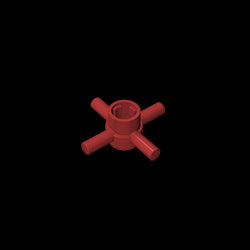 GDS-90506- Technic Axle Connector Hub with 4 Bars at 90 Degrees