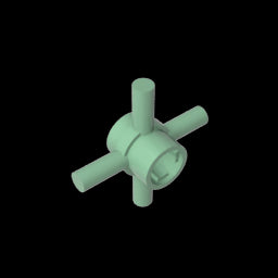 GDS-90506- Technic Axle Connector Hub with 4 Bars at 90 Degrees