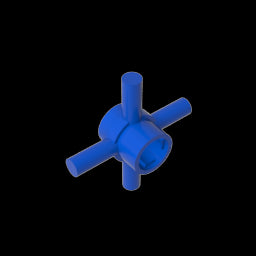 GDS-90506- Technic Axle Connector Hub with 4 Bars at 90 Degrees