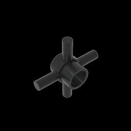 GDS-90506- Technic Axle Connector Hub with 4 Bars at 90 Degrees
