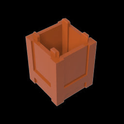 GDS-M283 - Container Box 2 x 2 x 2 - Top Opening