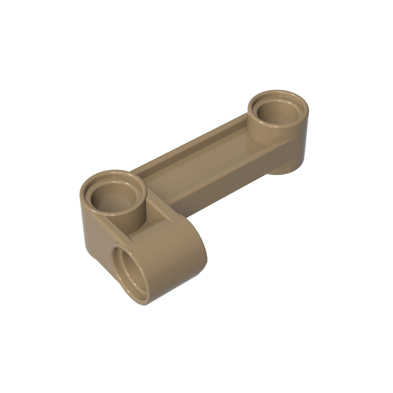 GDS-1003 - Technic Pin Connector Perpendicular 2 x 4 Bent - Beam with 90 Hole Degrees 4.8