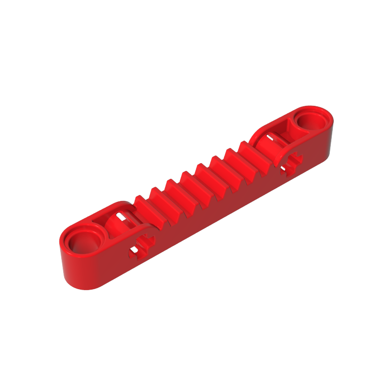 GDS-1007 - Technic Gear Rack 1 x 7 with Axle and Pin Holes