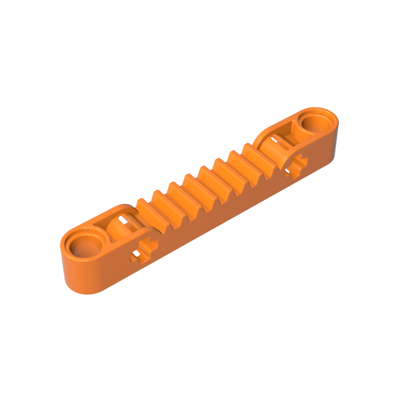 GDS-1007 - Technic Gear Rack 1 x 7 with Axle and Pin Holes