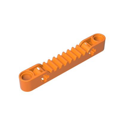 GDS-1007 - Technic Gear Rack 1 x 7 with Axle and Pin Holes