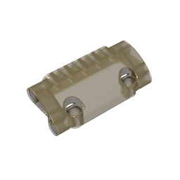 GDS-1011 - Technic Panel Curved 7 x 3 with 2 Pin Holes through Panel Surface