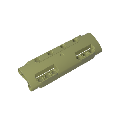 GDS-1012 - Technic Panel Curved 11 x 3 with 10 Pin Holes through Panel Surface