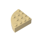 GDS-1014 - Brick Round Corner 4 x 4 Full Brick