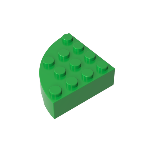 GDS-1014 - Brick Round Corner 4 x 4 Full Brick