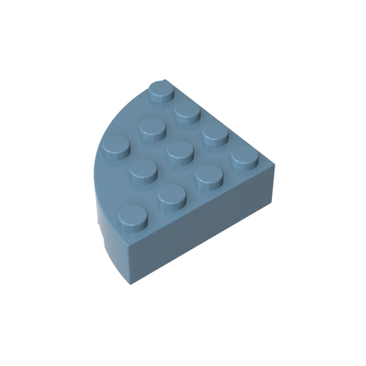 GDS-1014 - Brick Round Corner 4 x 4 Full Brick