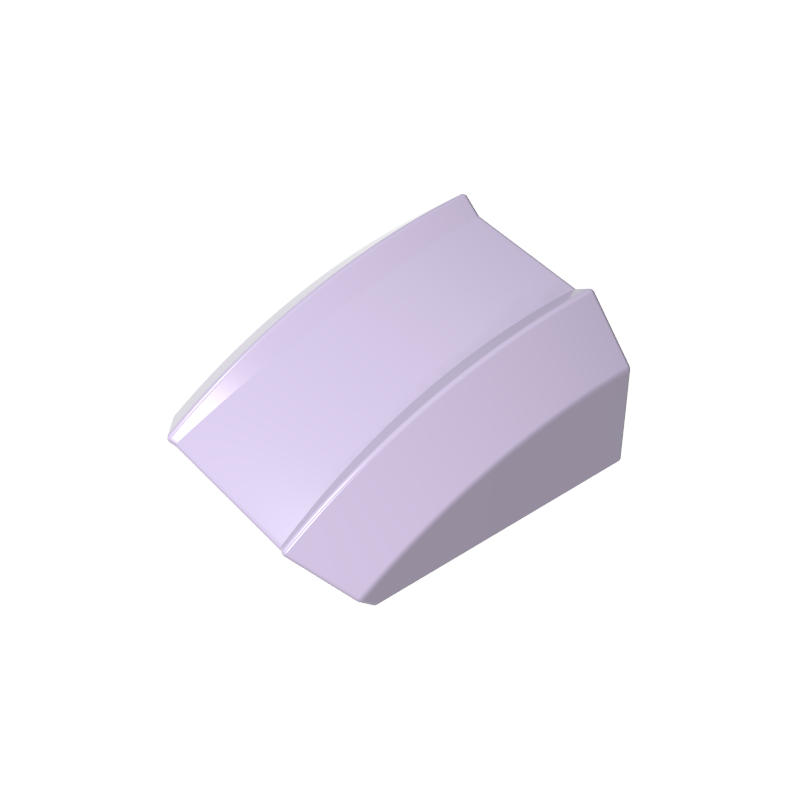 GDS-1015 - Slope Curved 2 x 2 with Lip, No Studs