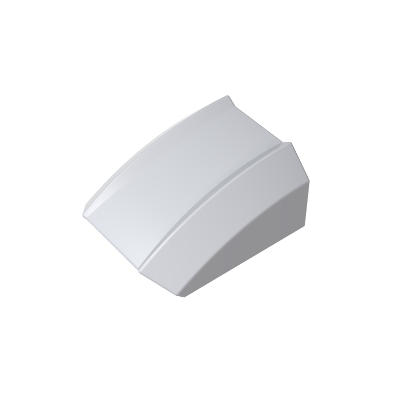 GDS-1015 - Slope Curved 2 x 2 with Lip, No Studs