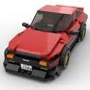 MOC-101736 Toyota AE86 GT-Apex in red – MOC Brick Store