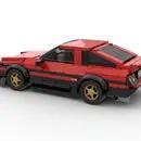 MOC-101736 Toyota AE86 GT-Apex in red– MOC Brick Store