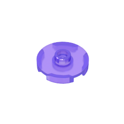 GDS-1041 - Plate Special Round 2 x 2 with Center Stud (Jumper Plate)