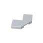 GDS-1044 - Tile Special 2 x 2 Corner with Cut Corner - Facet