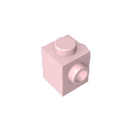 GDS-1046 - Brick Special 1 x 1 with Studs on 2 Adjacent Sides