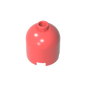 GDS-1049 - Brick Round 2 x 2 x 1 2/3 Dome Top [Undetermined Stud]