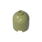 GDS-1049 - Brick Round 2 x 2 x 1 2/3 Dome Top [Undetermined Stud]