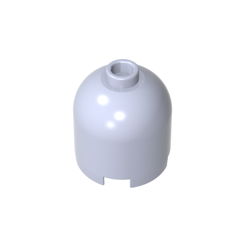 GDS-1049 - Brick Round 2 x 2 x 1 2/3 Dome Top [Undetermined Stud]