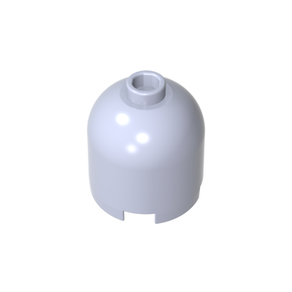 GDS-1049 - Brick Round 2 x 2 x 1 2/3 Dome Top [Undetermined Stud]