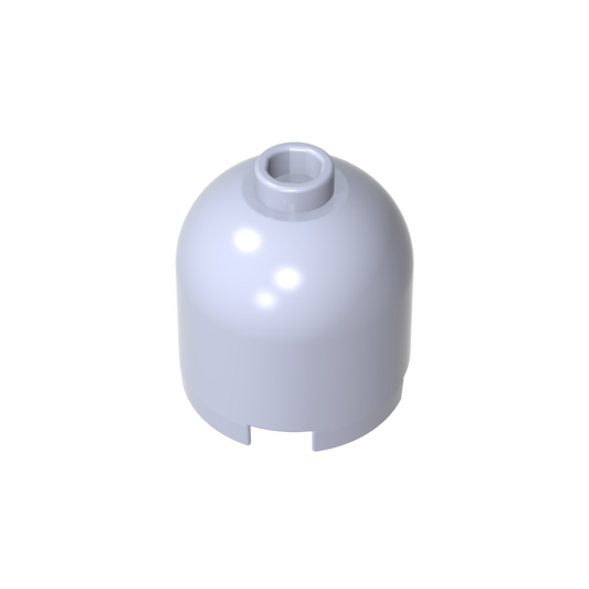 GDS-1049 - Brick Round 2 x 2 x 1 2/3 Dome Top [Undetermined Stud]