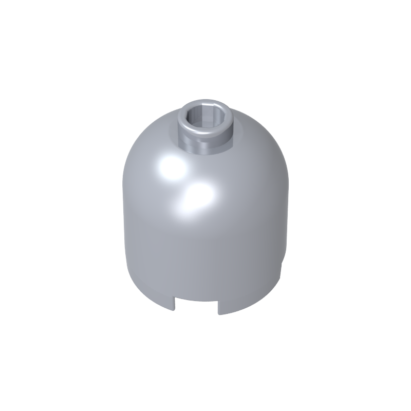 GDS-1049 - Brick Round 2 x 2 x 1 2/3 Dome Top [Undetermined Stud]
