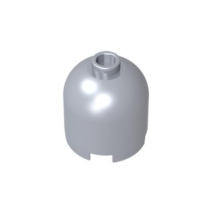 GDS-1049 - Brick Round 2 x 2 x 1 2/3 Dome Top [Undetermined Stud]