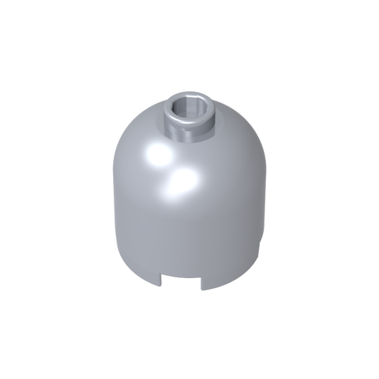 GDS-1049 - Brick Round 2 x 2 x 1 2/3 Dome Top [Undetermined Stud]