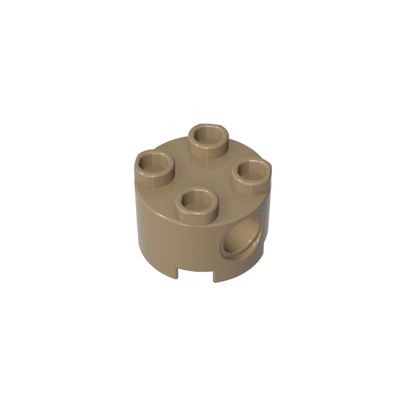 GDS-1054 - Brick Round 2 x 2 with Pin Holes
