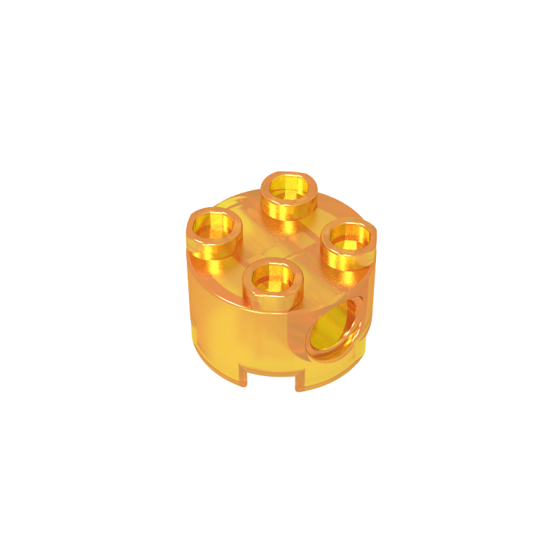 GDS-1054 - Brick Round 2 x 2 with Pin Holes