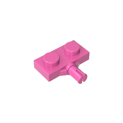 GDS-1065 - Plate Special 1 x 2 with Wheel Holder, Single Slit