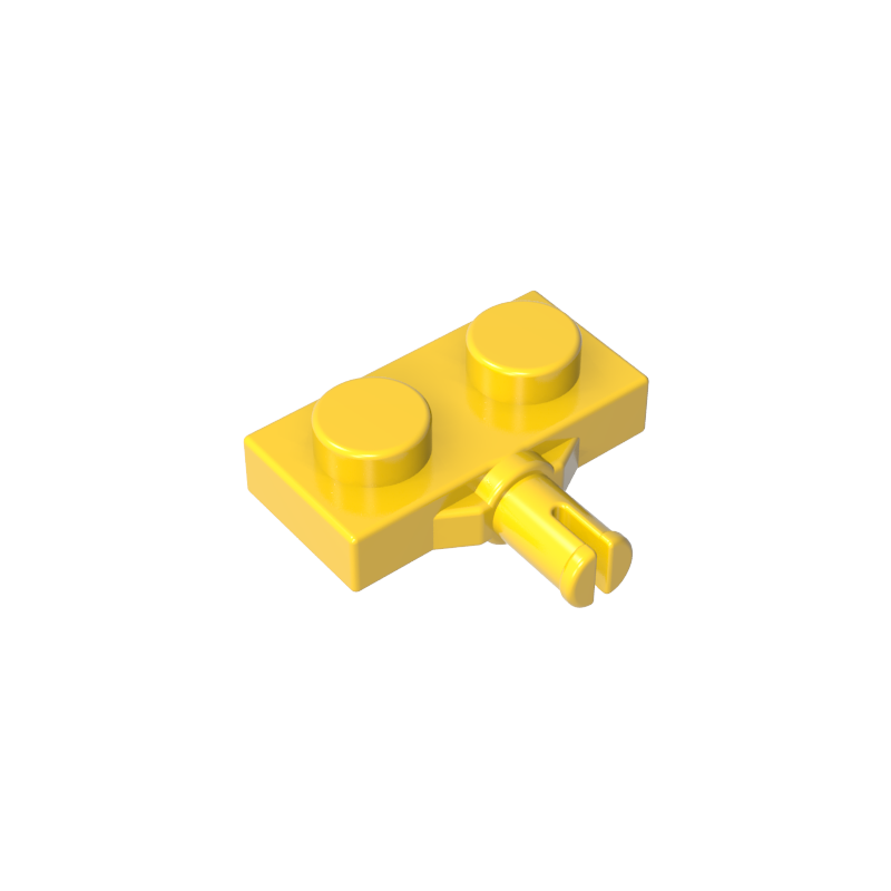 GDS-1065 - Plate Special 1 x 2 with Wheel Holder, Single Slit