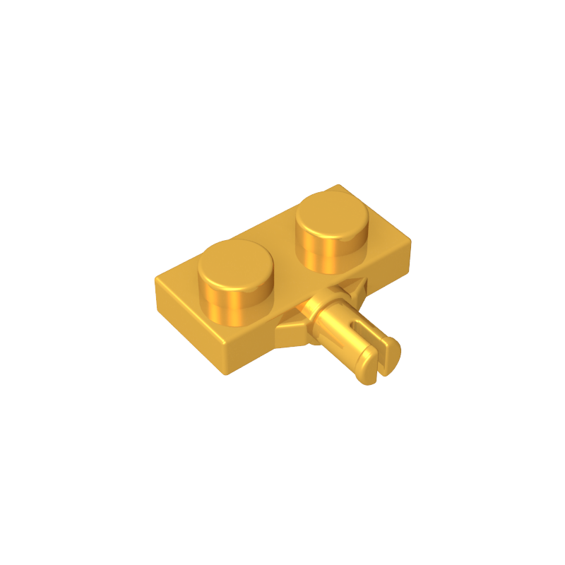 GDS-1065 - Plate Special 1 x 2 with Wheel Holder, Single Slit