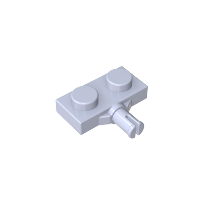 GDS-1065 - Plate Special 1 x 2 with Wheel Holder, Single Slit