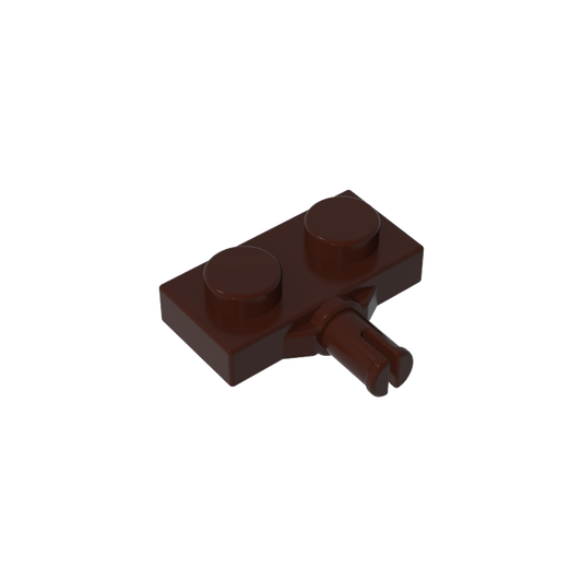 GDS-1065 - Plate Special 1 x 2 with Wheel Holder, Single Slit