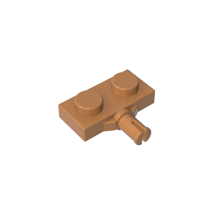 GDS-1065 - Plate Special 1 x 2 with Wheel Holder, Single Slit