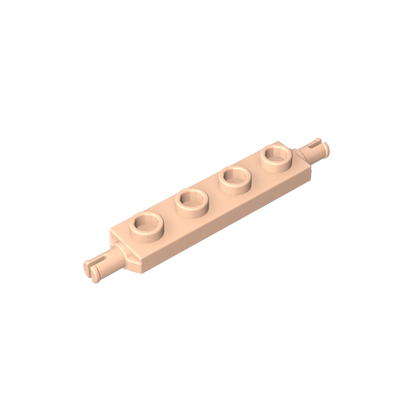 GDS-1067 - Plate Special 1 x 4 with Wheels Holder