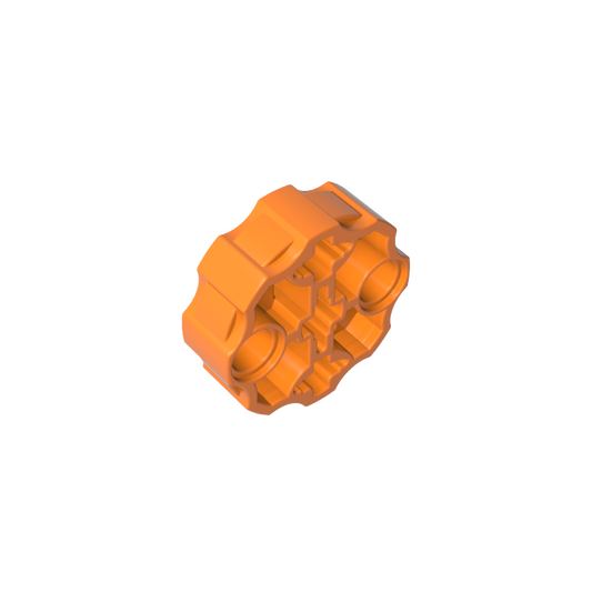 GDS-1074 - Large Figure Weapon, Barrel with 2 Pin Holes and 3 Axle Holes