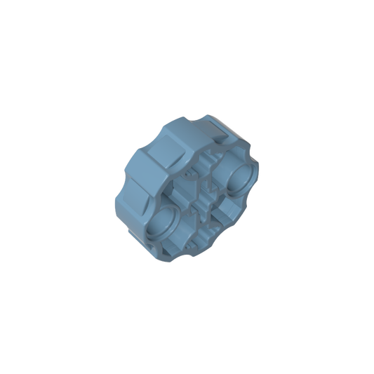 GDS-1074 - Large Figure Weapon, Barrel with 2 Pin Holes and 3 Axle Holes