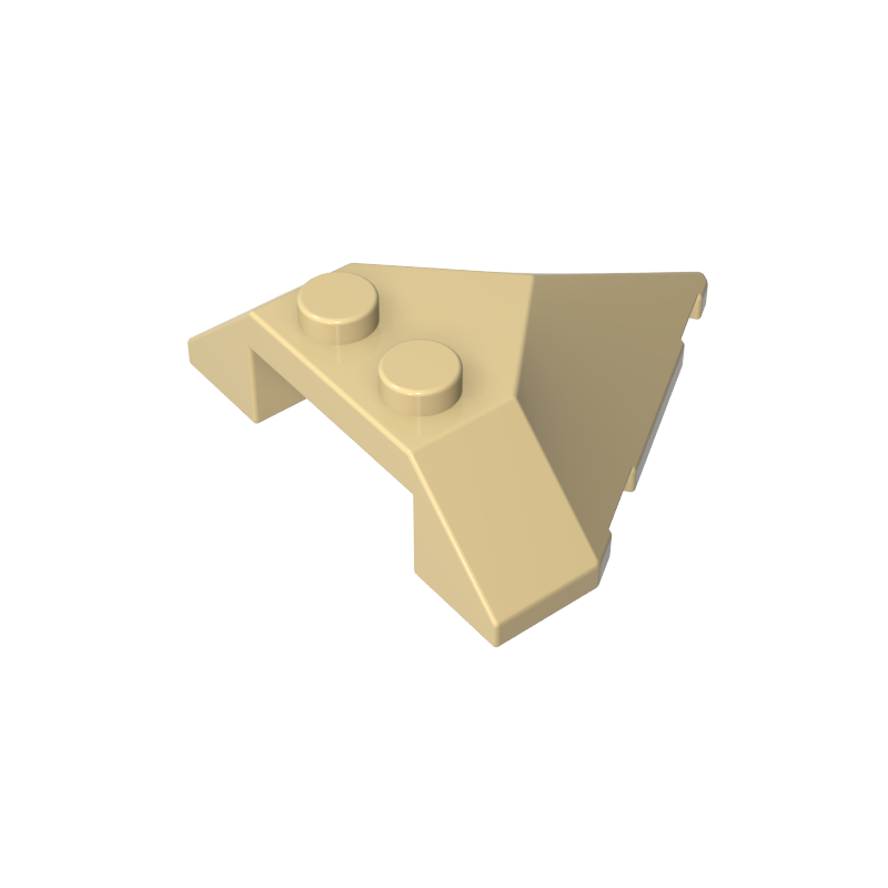 GDS-1076 - Wedge Sloped 4 x 4 Pointed