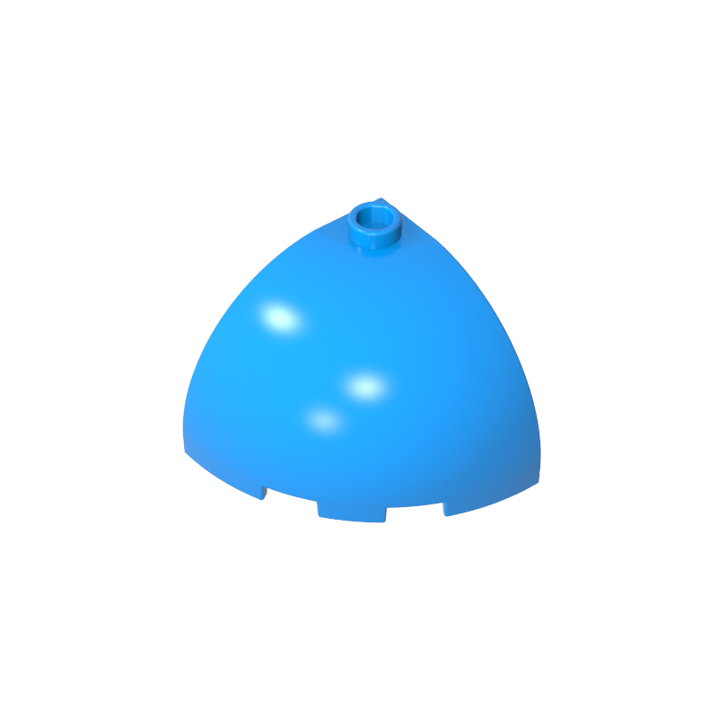 GDS-1078 - Brick Round Corner 3 x 3 x 2 Dome Top
