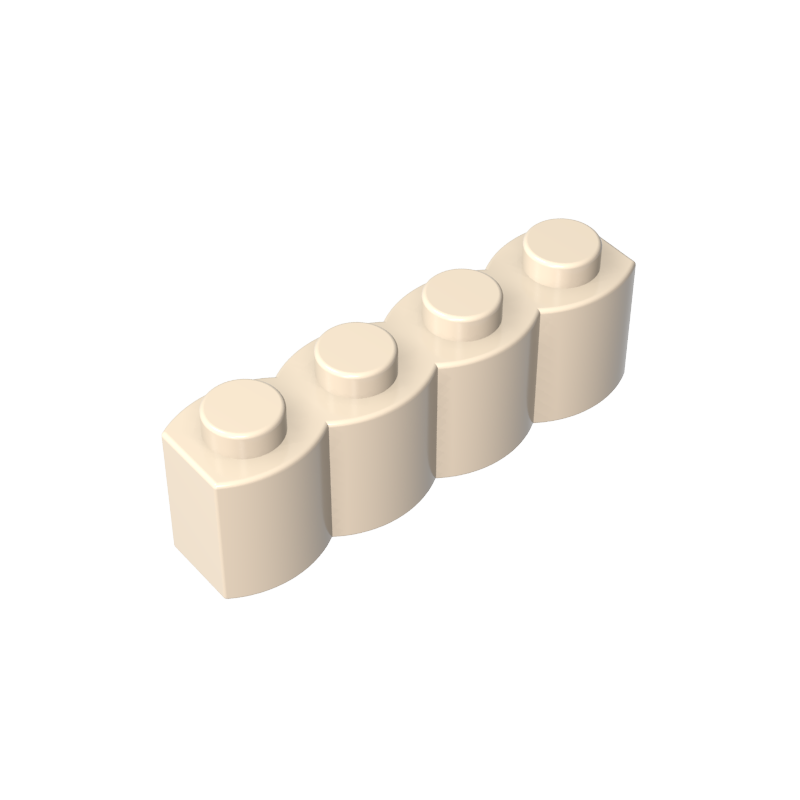 GDS-1079 - Brick Special 1 x 4 Palisade [aka Log]
