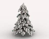 MOC-108036 Winter Fir / Pine Tree– MOC Brick Store