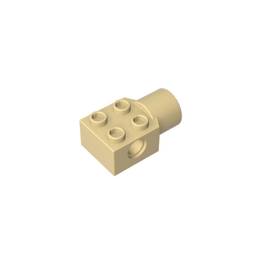 GDS-1087 - Technic Brick Special 2 x 2 with Pin Hole, Rotation Joint Socket