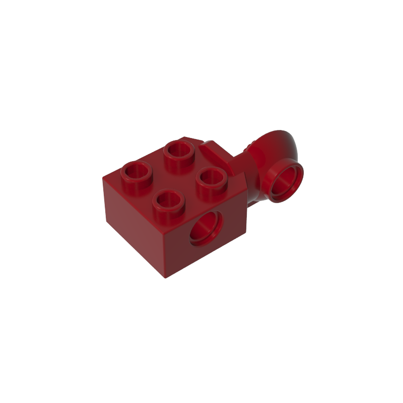 GDS-1088 - Technic Brick Special 2 x 2 with Pin Hole, Rotation Joint Ball Half [Vertical Side]