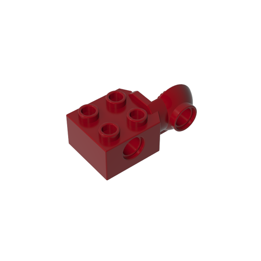 GDS-1088 - Technic Brick Special 2 x 2 with Pin Hole, Rotation Joint Ball Half [Vertical Side]