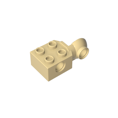 GDS-1088 - Technic Brick Special 2 x 2 with Pin Hole, Rotation Joint Ball Half [Vertical Side]